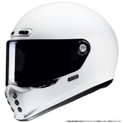 フルフェイスヘルメット HJC HJH248 V10 ソリッド WHITE Sサイズ（55-56） HJH248