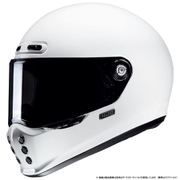 フルフェイスヘルメット HJC HJH248 V10 ソリッド WHITE Lサイズ(58-59) HJH248