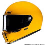 フルフェイスヘルメット HJC HJH248 V10 ソリッド DEEP YELLOW Mサイズ(57-58) HJH248