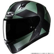 フルフェイスヘルメット HJC C10 テズ SMOKE GREEN(MC4SF)XLサイズ(60-61) HJH259