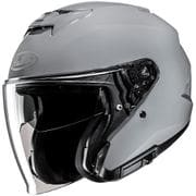 オープンフェイスヘルメット HJC i31 ソリッド GRAY Lサイズ（58-59） HJH273