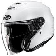 オープンフェイスヘルメット HJC i31 ソリッド PEARL WHITE XLサイズ（60-61） HJH273