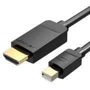 Mini DisplayPort to HDMI変換ケーブル 1080P/60Hz 2m ブラック HA-3134