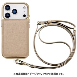 iPhone 17 Pro用 背面ケース CrossBodyGY UNI-25MP-CBGG
