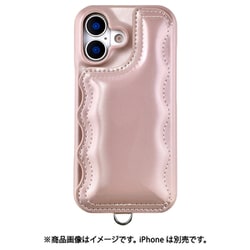 iPhone 17用 背面ケース WavyPuffPK UNI-25M-WPPK