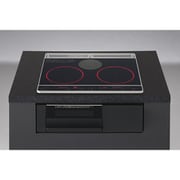 IHクッキングヒーター Jシリーズ 家庭用ビルトインタイプ200V 2口IH＋ラジエントヒーター 幅60cmタイプ ブラック/グレー KZ-J1H6AK
