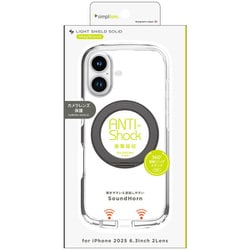 iPhone 17用 精密Mag対応ケース リング TR-IP25M2-LDSMS-LBK