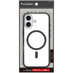 iPhone 17用 Mag対応ケース 背面HDBK TR-IP25M2-LOCMS-CLBK