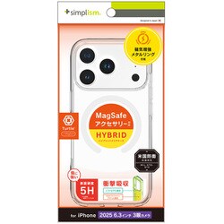 iPhone 17 Pro用 Mag対応ケース リングHV TR-IP25M3-TTMS-CLWT