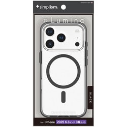 iPhone 17 Pro用 Mag対応ケース 背面BK TR-IP25M3-LOCMS-CLBK