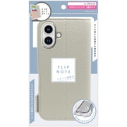 iPhone 17用 手帳ケース 耐衝撃WH AJ-IP25M2-FN-SHWT
