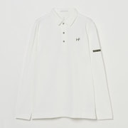 ゴルフウェアメンズ M マイクロワッフル切り替えシャツ シャツ長袖 XL オフホワイト 001-24013-52-005