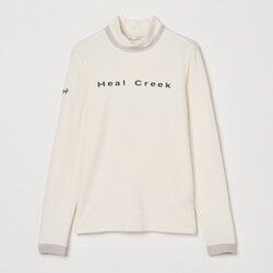 ゴルフウェアレディース L トリコロール長袖ハイネックシャツ シャツ長袖 L オフホワイト 002-24111-42-005