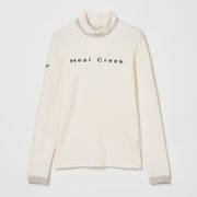 ゴルフウェアレディース L トリコロール長袖ハイネックシャツ シャツ長袖 L オフホワイト 002-24111-42-005