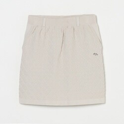 ゴルフウェアレディース L 柄ニットスカート スカート L Lグレー系 002-74941-42-012