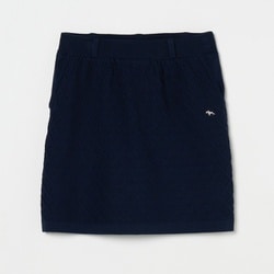 ゴルフウェアレディース L 柄ニットスカート スカート L ネイビー 002-74941-42-098