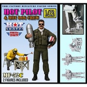 MF-52C 1/72 現用 「ホットショット」パイロット＆ホットドッグクルーセット 2体入 [組立式プラスチックモデル]