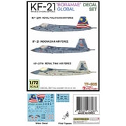 TF-S03 1/72 現用 韓国 KF-21 各国 デカールセット マレーシア/インドネシア/タイ （アカデミー用） [プラモデル用品]