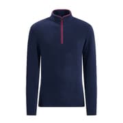 ゴルフウェアメンズ 021A TENORE シャツ長袖 M ネイビー 031-24110-46-098