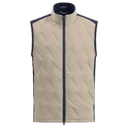 ゴルフウェアメンズ 015B ESATTORE ベスト XL ベージュ 031-44171-50-052