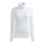 ゴルフウェアレディース 062A TRAFFIC シャツ長袖 M ホワイト 032-24110-40-004