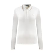 ゴルフウェアレディース 066A ATMA シャツ長袖 L ホワイト 032-24111-42-004