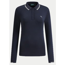 ゴルフウェアレディース 066A ATMA シャツ長袖 XL ネイビー 032-24111-44-098