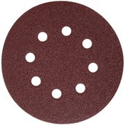 125mmランダムサンダー用 サンディングペーパー ＃60 5枚入 マジックテープ式 BRS-15
