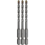 6.35mm六角軸コンクリートドリル 5.0mm 3本組 IH-CD50
