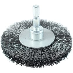 6角軸ホイールブラシ鋼線 75mm D-571
