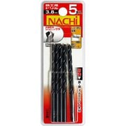 ナチ 鉄工用ドリル 5本入 シンニング 3.8mm 061927