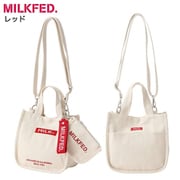 103213053009 [EMBROIDERY BAR MINI SHOULDER BAG W/STRAP RED]
