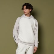 ゴルフウェアメンズ M-サドルパターンピンソニックフーディー ブルゾン L オフホワイト 011-54010-50-005
