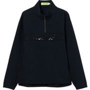 ゴルフウェアメンズ M-バンザイパターンプルオーバーシャツ ブルゾン L ブラック 011-54910-50-019
