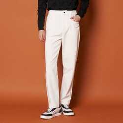 ゴルフウェアメンズ M-ストレートカーペンターパンツ パンツ M オフホワイト 011-74910-48-005