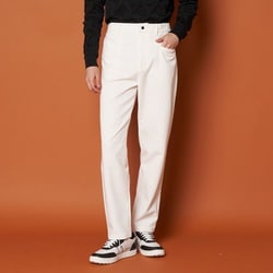 ゴルフウェアメンズ M-ストレートカーペンターパンツ パンツ L オフホワイト 011-74910-50-005