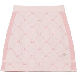 ゴルフウェアレディース L-ラシェル ジャカードニットSK スカート S Lピンク 012-74041-38-071