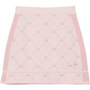 ゴルフウェアレディース L-ラシェル ジャカードニットSK スカート M Lピンク 012-74041-40-071
