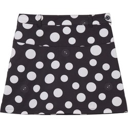 ゴルフウェアレディース L-ミュゼドット 総柄 ダイケイSK スカート M ブラック 012-74940-40-019