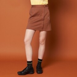 ゴルフウェアレディース L-ダイヤゴナル ストレッチSK スカート L Dオレンジ 012-74942-42-037
