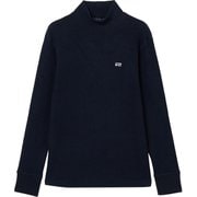 ゴルフウェアメンズ M-ワッフル ハイネックインナー シャツ長袖 M ネイビー 044-24011-48-098