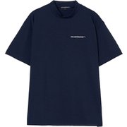 ゴルフウェアメンズ M-ボールボーイ ソロナ半袖モックネック シャツ半袖 M ネイビー 044-24843-48-098