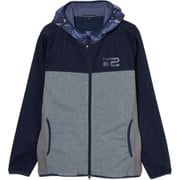 ゴルフウェアメンズ M-サンソウ フーディーブルゾン ブルゾン L ブルー 044-54811-50-095