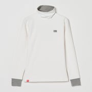 ゴルフ レディース ウォームアンダーウェア L-防風 ハイネックウインナー シャツ長袖 L オフホワイト 045-24012-42-005