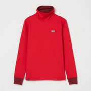 ゴルフ レディース ウォームアンダーウェア L-防風 ハイネックウインナー シャツ長袖 M レッド 045-24012-40-062