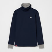 ゴルフ レディース ウォームアンダーウェア L-防風 ハイネックウインナー シャツ長袖 M ネイビー 045-24012-40-098
