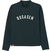 ゴルフウェアレディース L-ソロナ 長袖モックネック シャツ長袖 M グリーン 045-24811-40-023