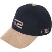 ゴルフ メンズ キャップ M-ツイル×スエード ハイショクキャップ F ネイビー 046-54833-50-098