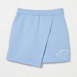 ゴルフウェアレディース L-フクレジャガード マキフウスカート スカート L サックス 048-74841-42-091