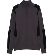 ゴルフウェアメンズ GM66B Kendrick Knitted Zip Sweater セーター L チャコール 071-14915-48-018